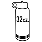 32oz. Water Bottle